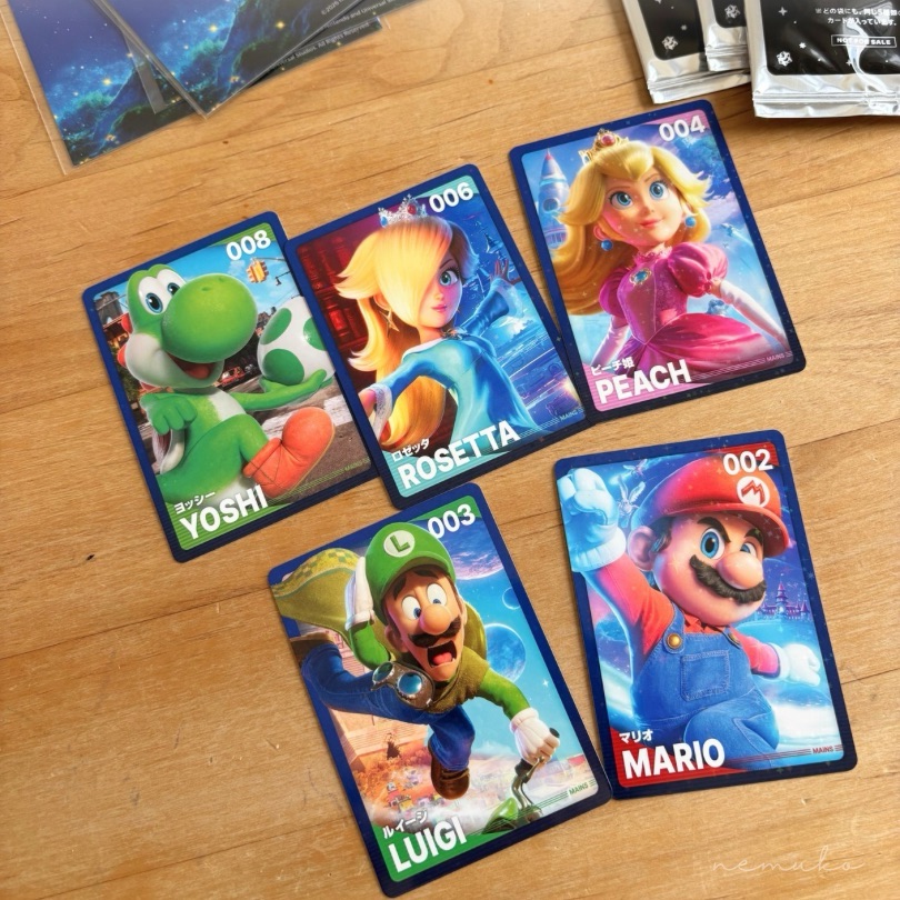 ザ・スーパーマリオギャラクシー・ムービー入場特典のカード