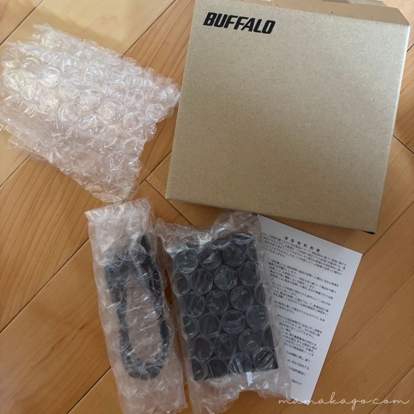 バッファロー公式リビルト品のHDD